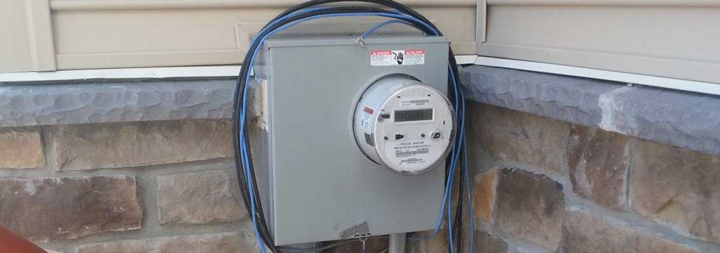 Upgraded Electrical Service Meter